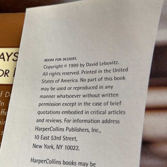 Room for Dessert cookbook - Picture 5 of 7